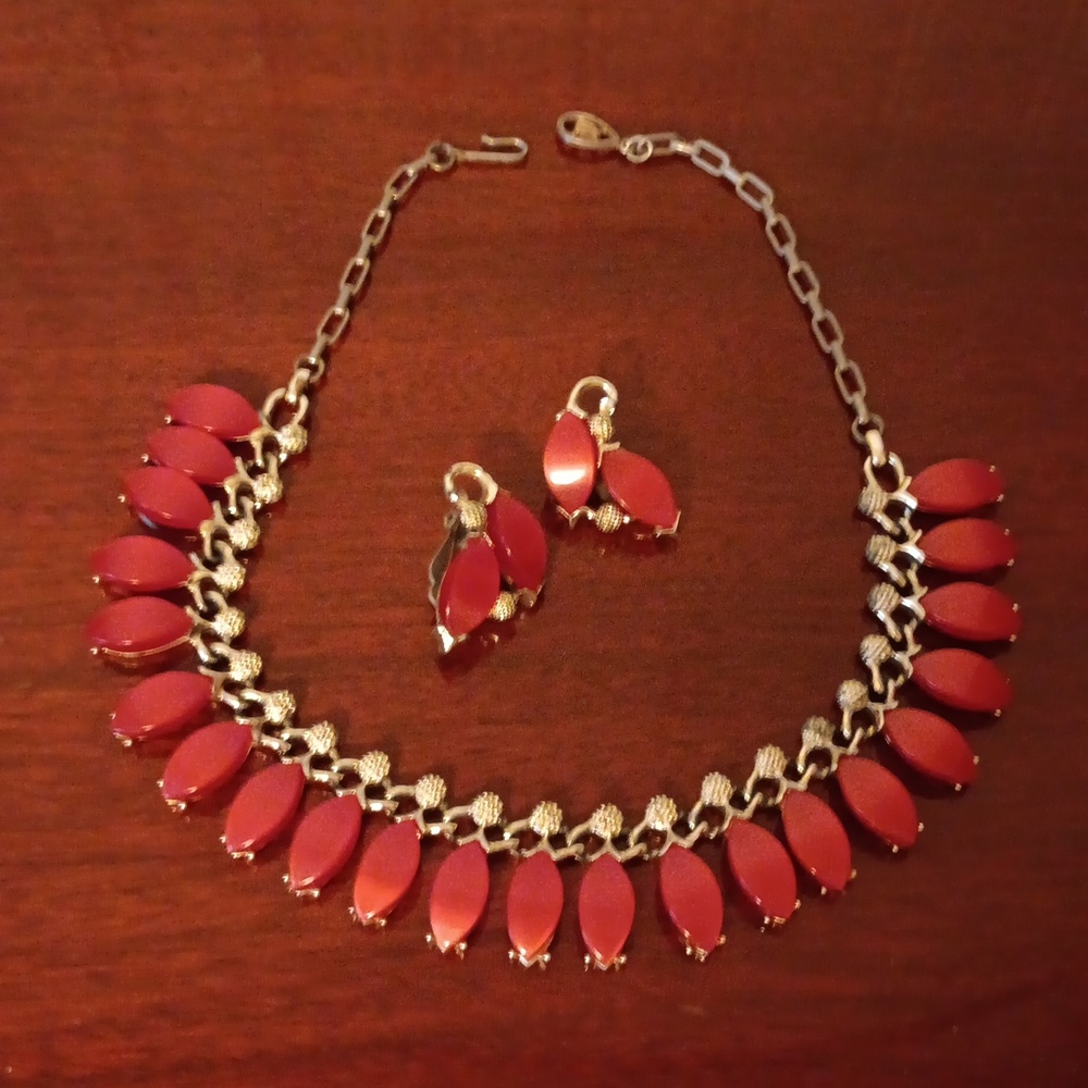 Midcentury PAKULA necklace and earrings